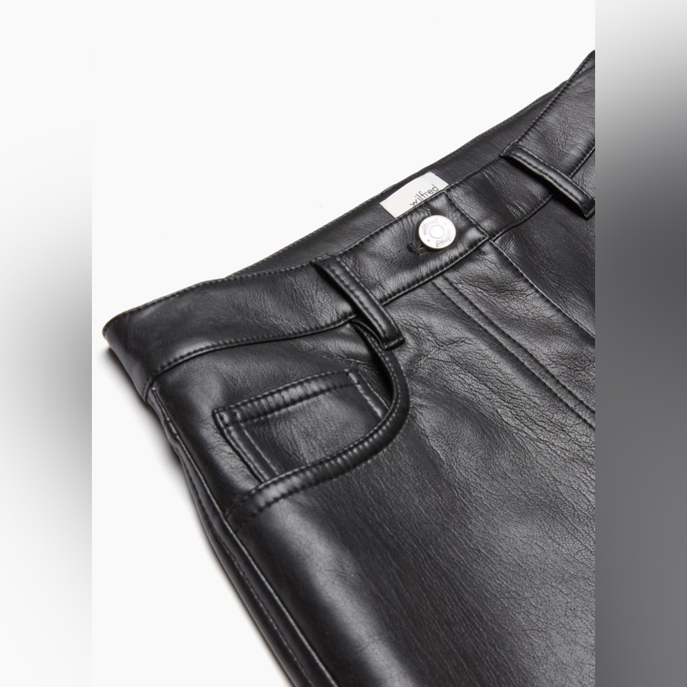 Aritzia Wilfred Melina Faux Leather Pant - Picture 3 of 13